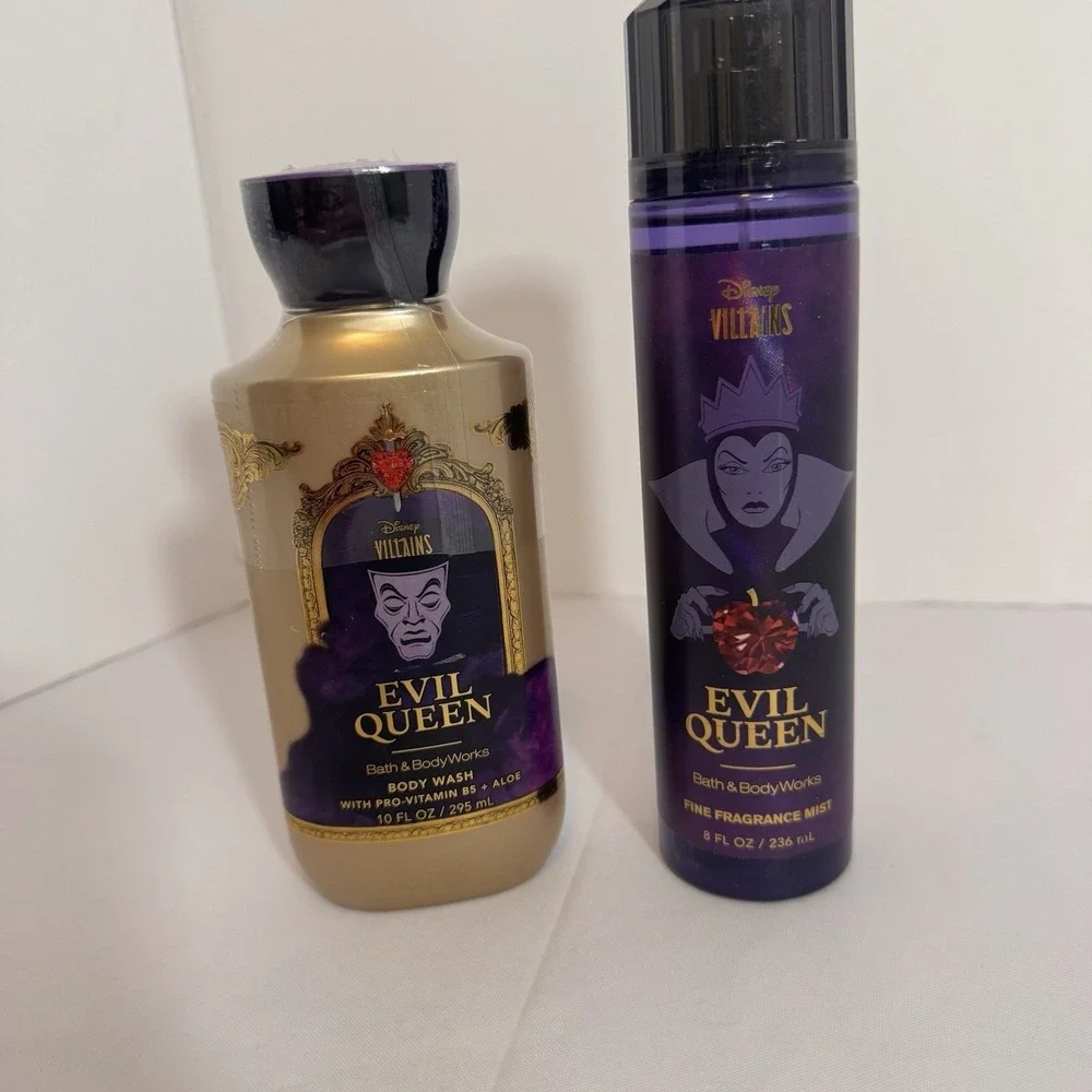 Bath &‎ Body Works Evil Queen Disney VILLAINS Body Wash And Fragrance Mist NEW!